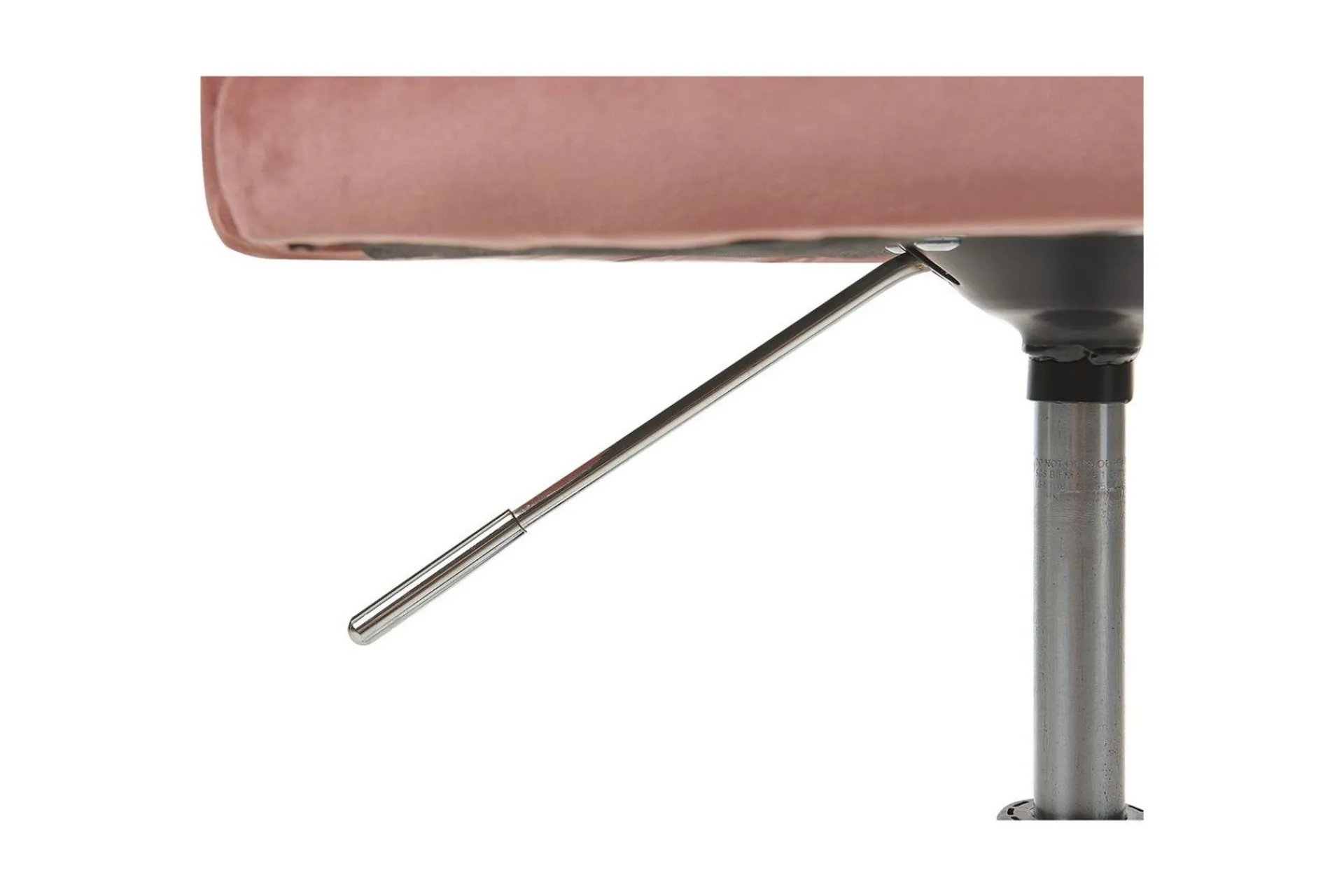 Kontorstol Parrish Rosa/svart/sølv