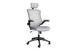 Kontorstol & Skrivebordsstol-Kontorstol RAGUSA 665xD51xH117-126cm grå Svart,Grey