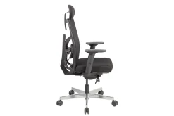 Kontorstol & Skrivebordsstol-Kontorstol Tune 70x70xh111-128 cm Svart Grey