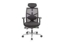 Kontorstol & Skrivebordsstol-Kontorstol Tune 70x70xh111-128 cm Svart Grey
