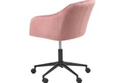Kontorstol Venice Rosa/Svart