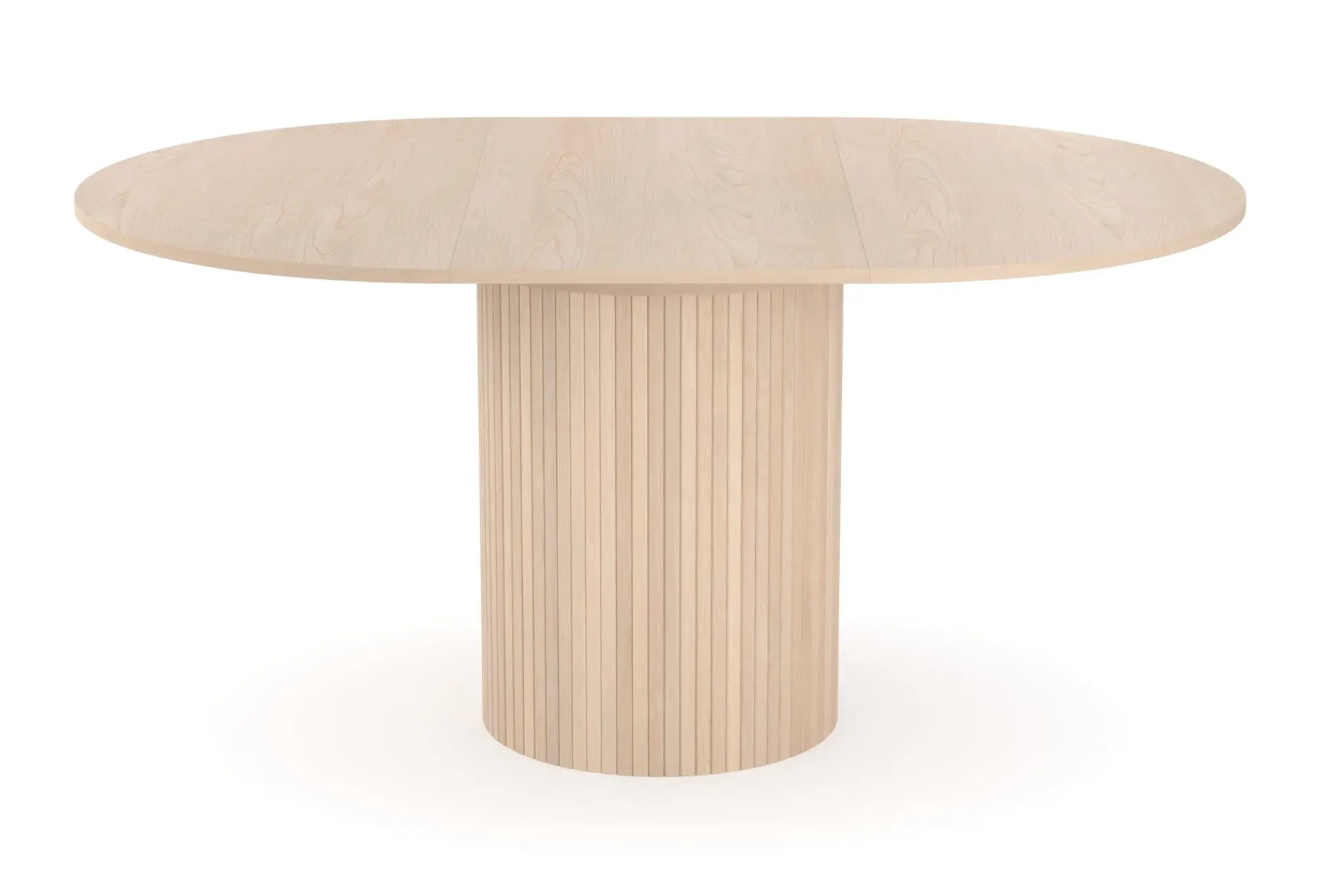 Bark Kopparbo Lys Rundt Spisebord 106 cm Utvidbart med tilleggsplate