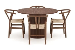Bark Kopparbo Matgruppe 120 cm Rund med 4 Dastoori Spisestol