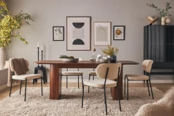 Bark Spisebord & Kjøkkenbord-Kopparbo Rektangulært Spisebord 200 cm Brun