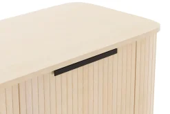 Bark Sideboard & Skjenker-Kopparbo Ribbet Skjenk med Oppbevaring Hvit