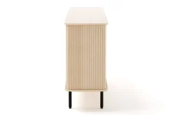 Bark Sideboard & Skjenker-Kopparbo Ribbet Skjenk med Oppbevaring Hvit