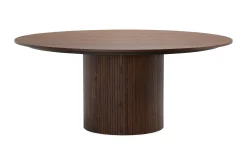 Bark Spisegrupper-Kopparbo Rundt Spisebord 180 cm med 6 Sawako Stoler Valnöt