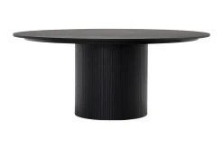 Bark Spisebord & Kjøkkenbord|Sminkebord & Toalettbord-Kopparbo Rundt Stort Spisebord 180 cm for 8 personer Svart
