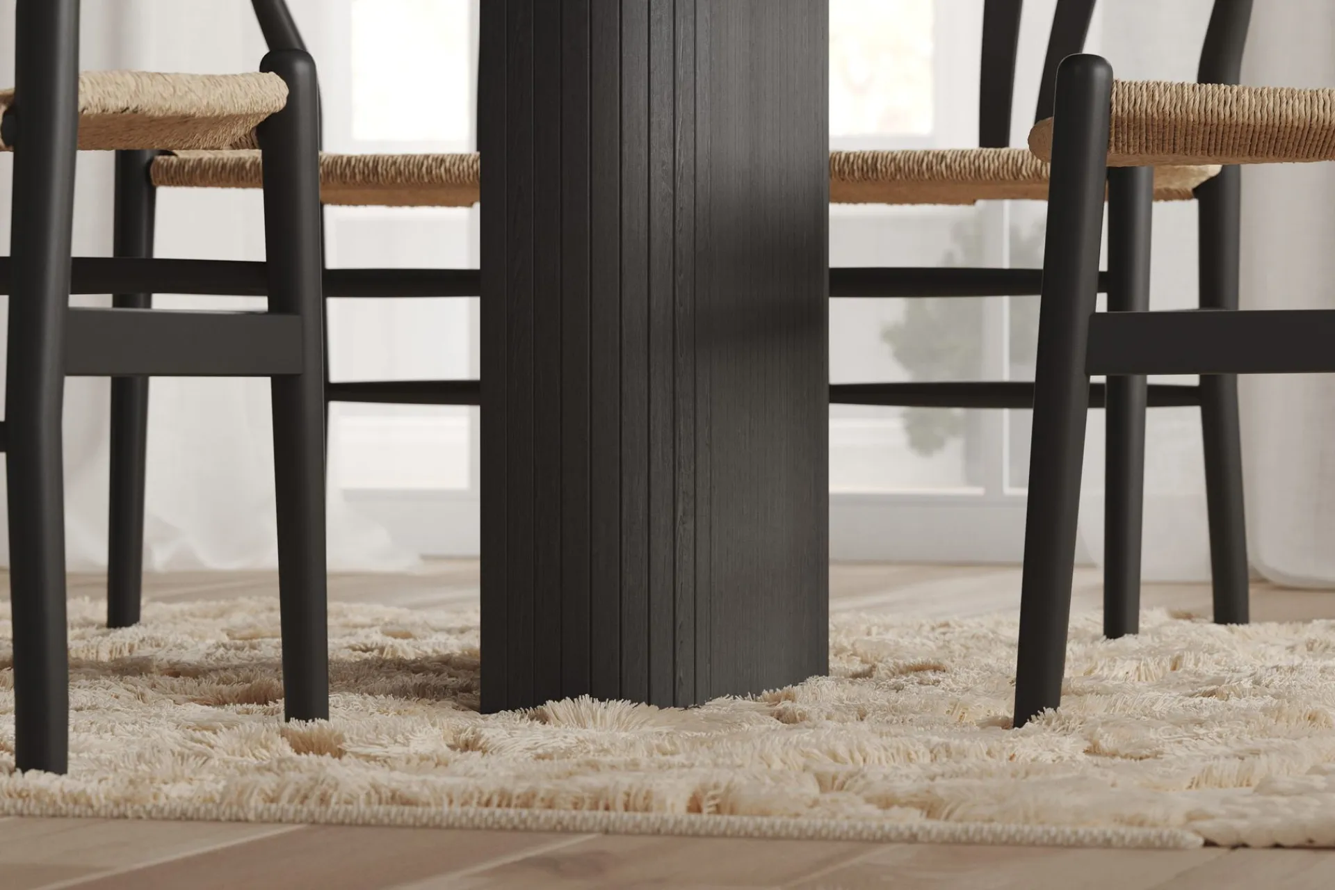 Bark Spisebord & Kjøkkenbord-Kopparbo Spisebord 180 cm Svart