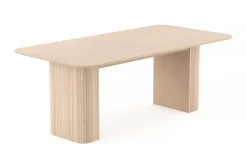 Bark Kopparbo Spisebord 200-260 cm Uttrekkbart med ileggsplate med 8 Filip Spisestoler