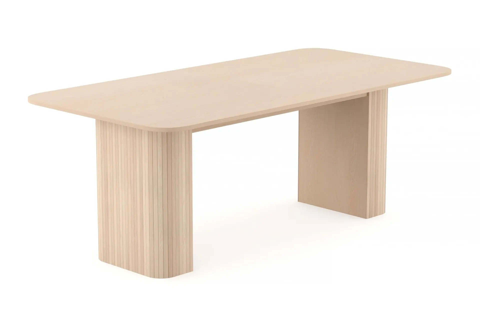 Bark Kopparbo Spisebord 200-260 cm Uttrekkbart med ileggsplate med 8 Filip Spisestoler