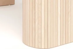 Bark Spisebord & Kjøkkenbord-Kopparbo Spisebord Lyst tre Rektangulært 200 cm Hvit