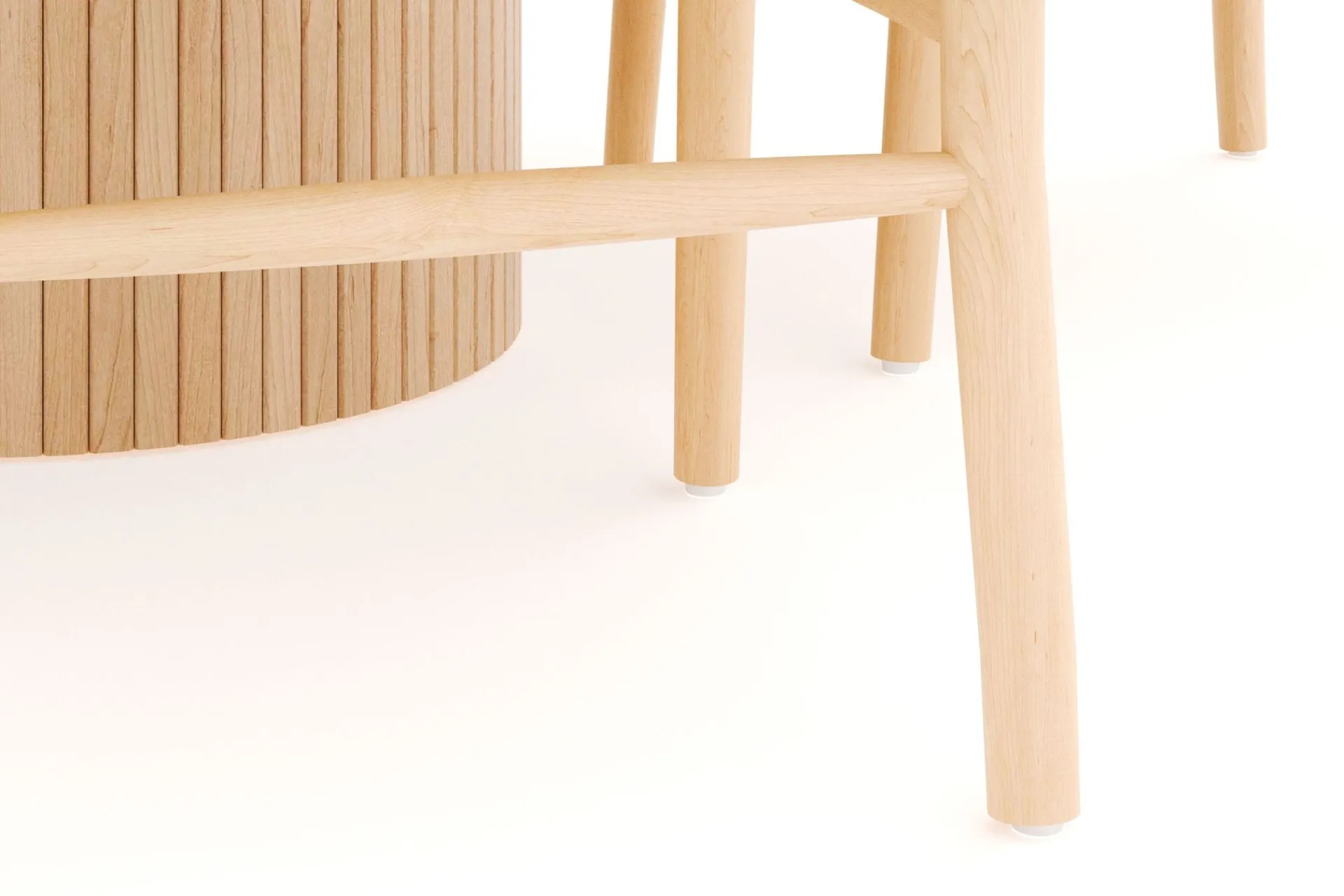 Bark Kopparbo Spisegruppe 106 cm Forlengbar med 4 Dastoori Spisestoler