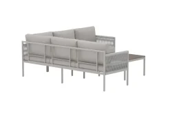 Venture Home Veranda & Terrasse|Loungesett-Kos hjørnesofagruppe utendørs beige