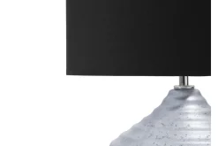 Stuelampe|Nattbordslampe-Kuban Bordlampe 32 cm Svart,Sølv