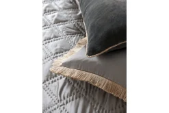 Borås Cotton Pynteputer-Kulap Pyntepute 30x120 cm Mulvarpsgrå