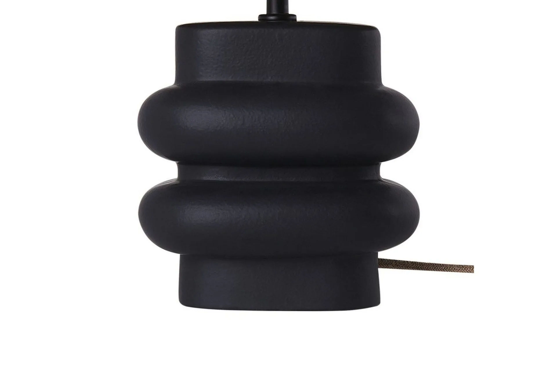 Nattbordslampe|Bordlampe-Kulsa Bordlampe 42 cm E27 Svart,Natur