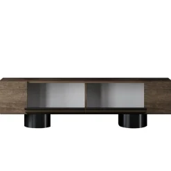 Tv-Benk & Mediabenk-Kumail TV-benk 180 cm Brun,Svart