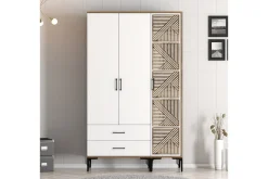 Garderober & Garderobesystem-Kumsal Garderobe 120 cm Brun/Hvit