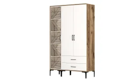 Garderober & Garderobesystem-Kumsal Garderobe 120 cm Brun/Hvit