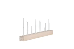 Venture Home Bordlampe|Vinduslampe-Kungsberget Adventsstake 24 cm Whitewash