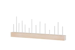 Venture Home Bordlampe|Vinduslampe-Kungsberget Adventsstake 24 cm Whitewash