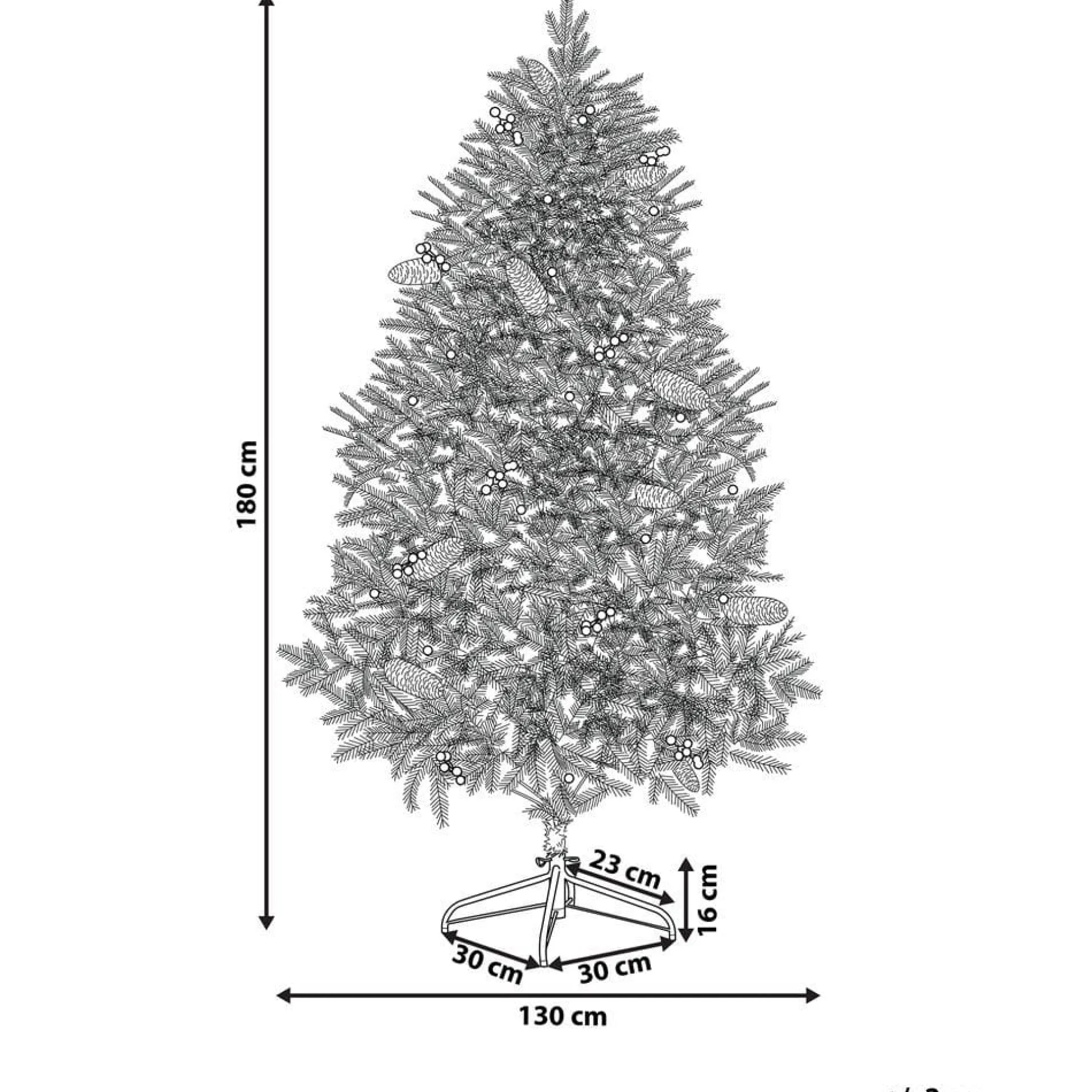 Kunstig Juletre Jacinto