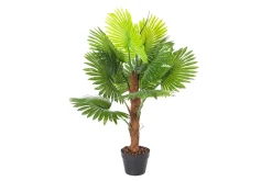 Kunstige Planter-Kunstig Plante Palme 100cm Grønn