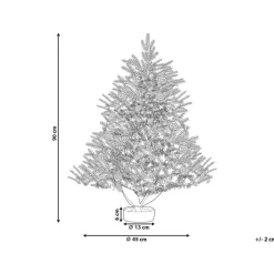 Kunstig Snødekket Juletre Maligne