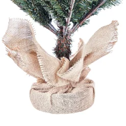 Julepynt & Juledekorasjon-Kunstig Snødekket Juletre Ringrose Grønn,Hvit,Beige