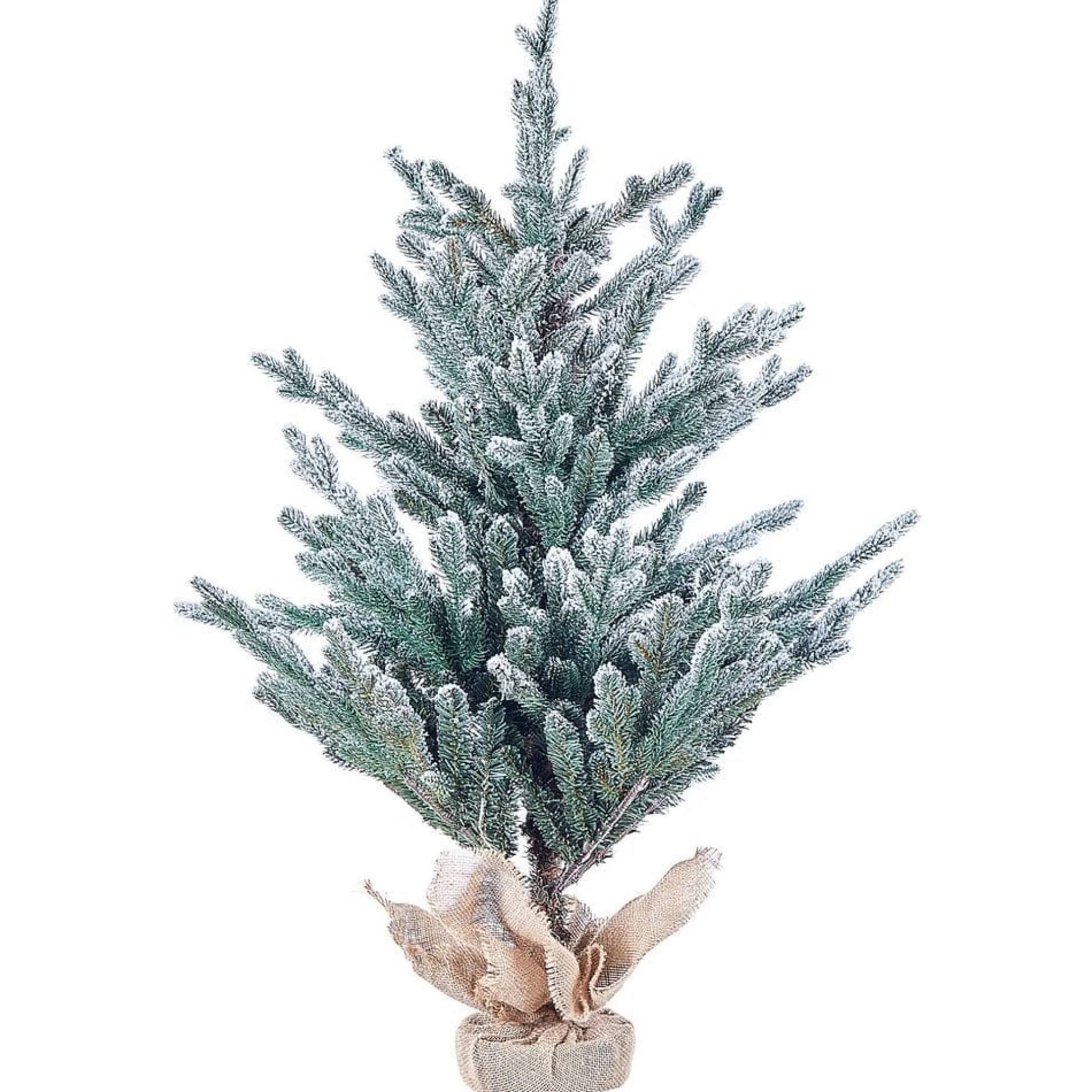 Julepynt & Juledekorasjon-Kunstig Snødekket Juletre Ringrose Grønn,Hvit,Beige