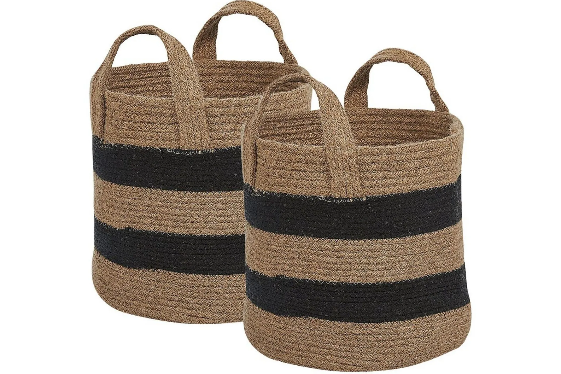 Kurver-Kurv Gerede sett med 2 Beige,Svart