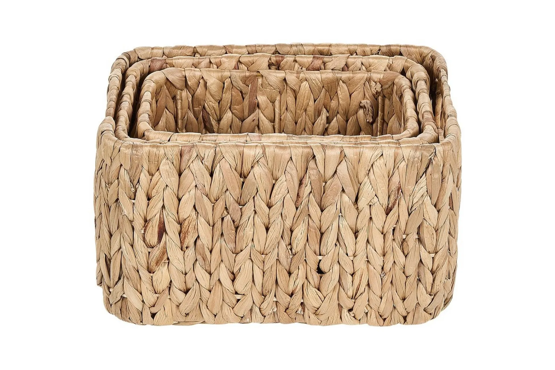 Kurver-Kurv Hanoi sett av 3 Beige,Natur