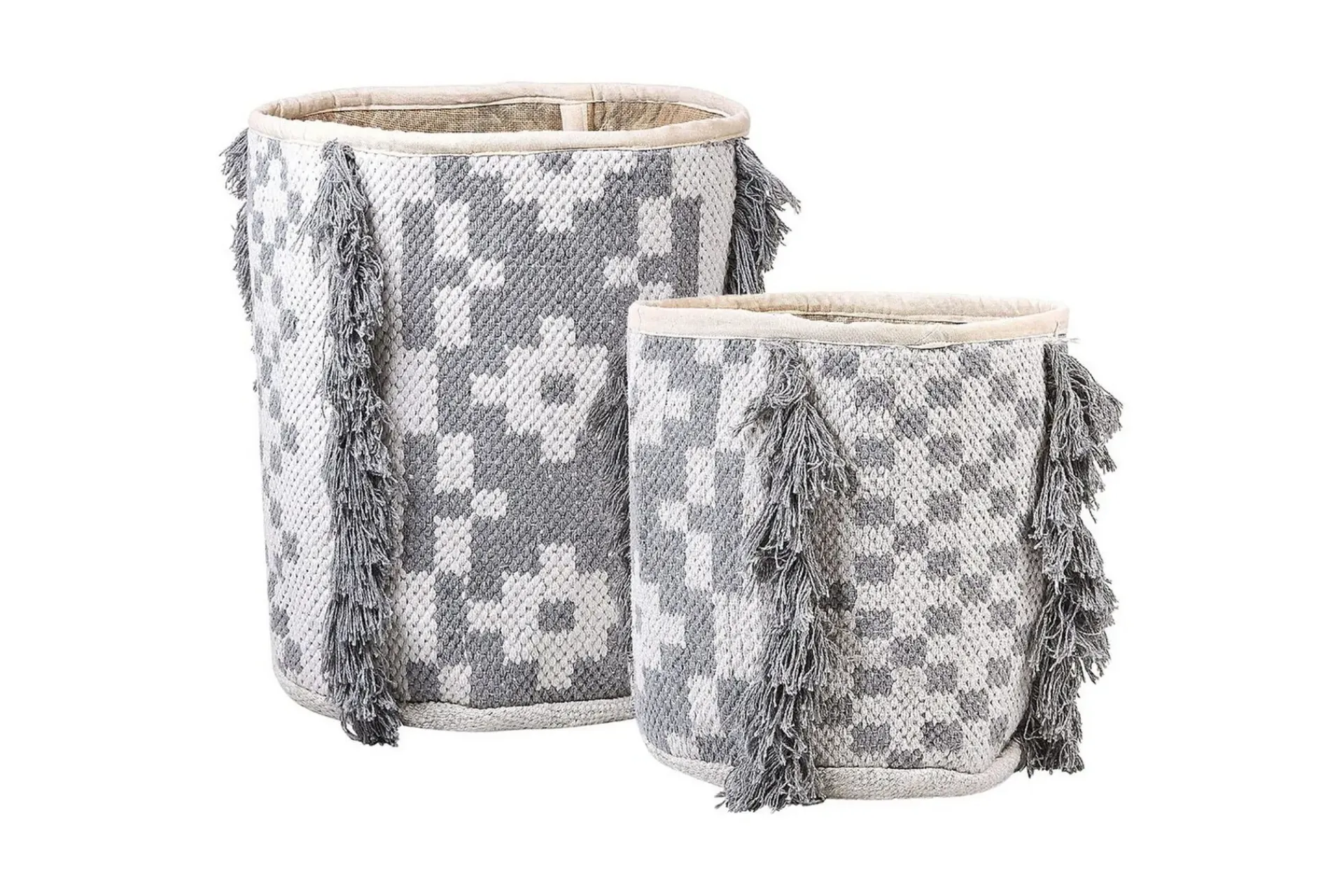 Kurver-Kurv Kalai sett av 2 Grey,Offwhite