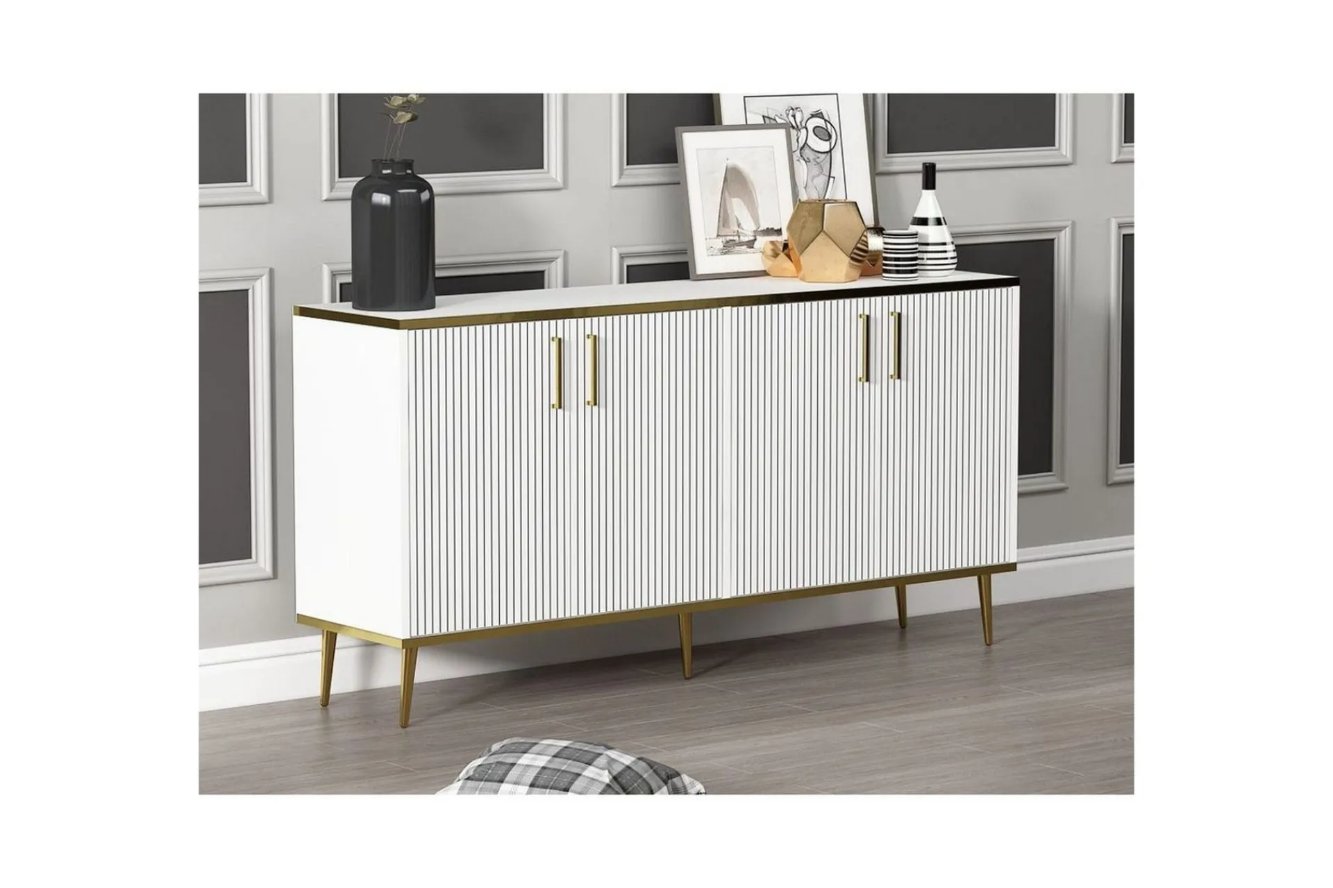 Gangbord|Avlastningsbord-Lacus Konsollbord 150 cm Hvit