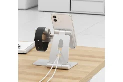 Oppbevaringsstativ-Ladestativ Desire2 for Apple Watch Sølv