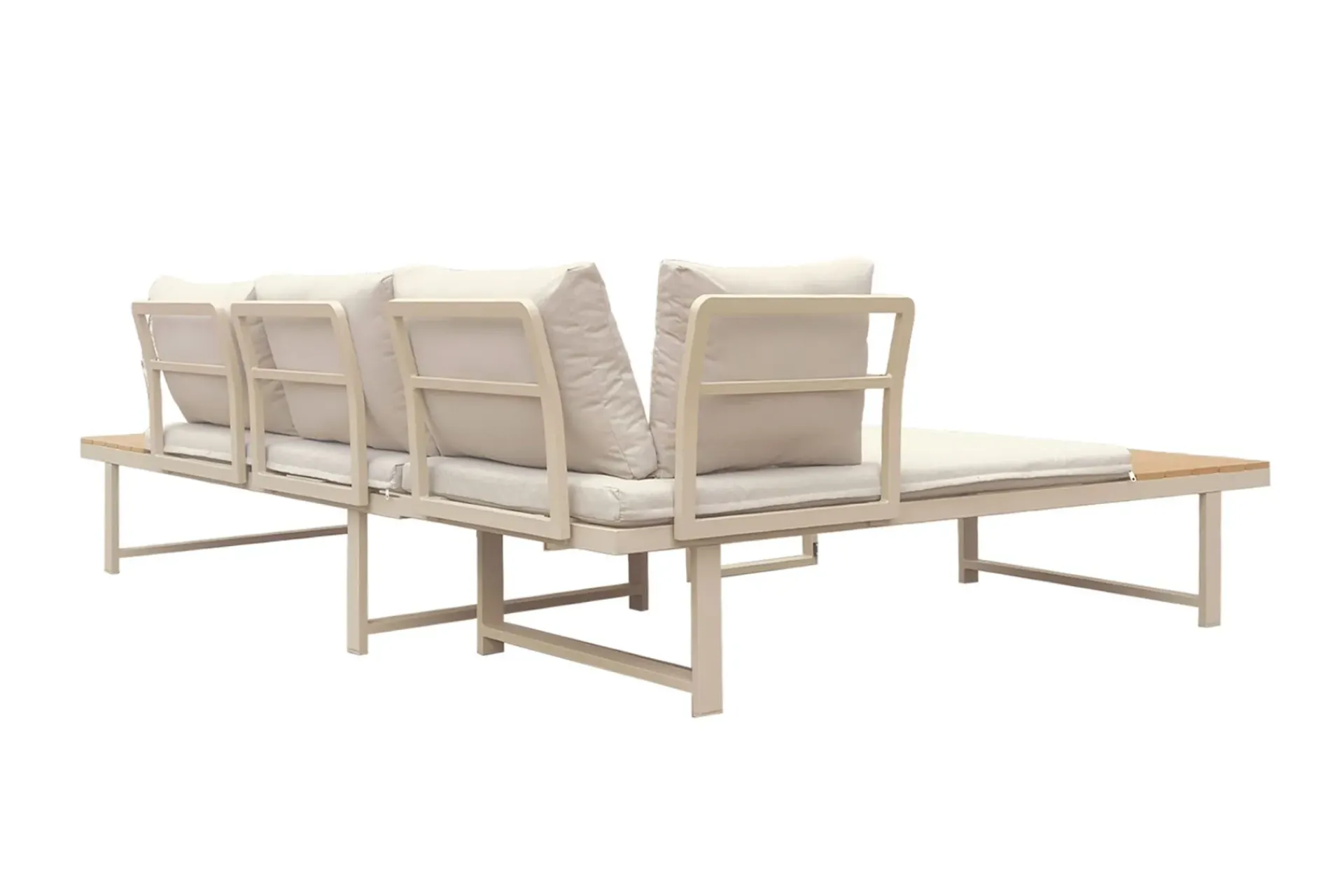 Comfort Garden Lainelle 4-seters sofagruppe for altan og terrasse med puter