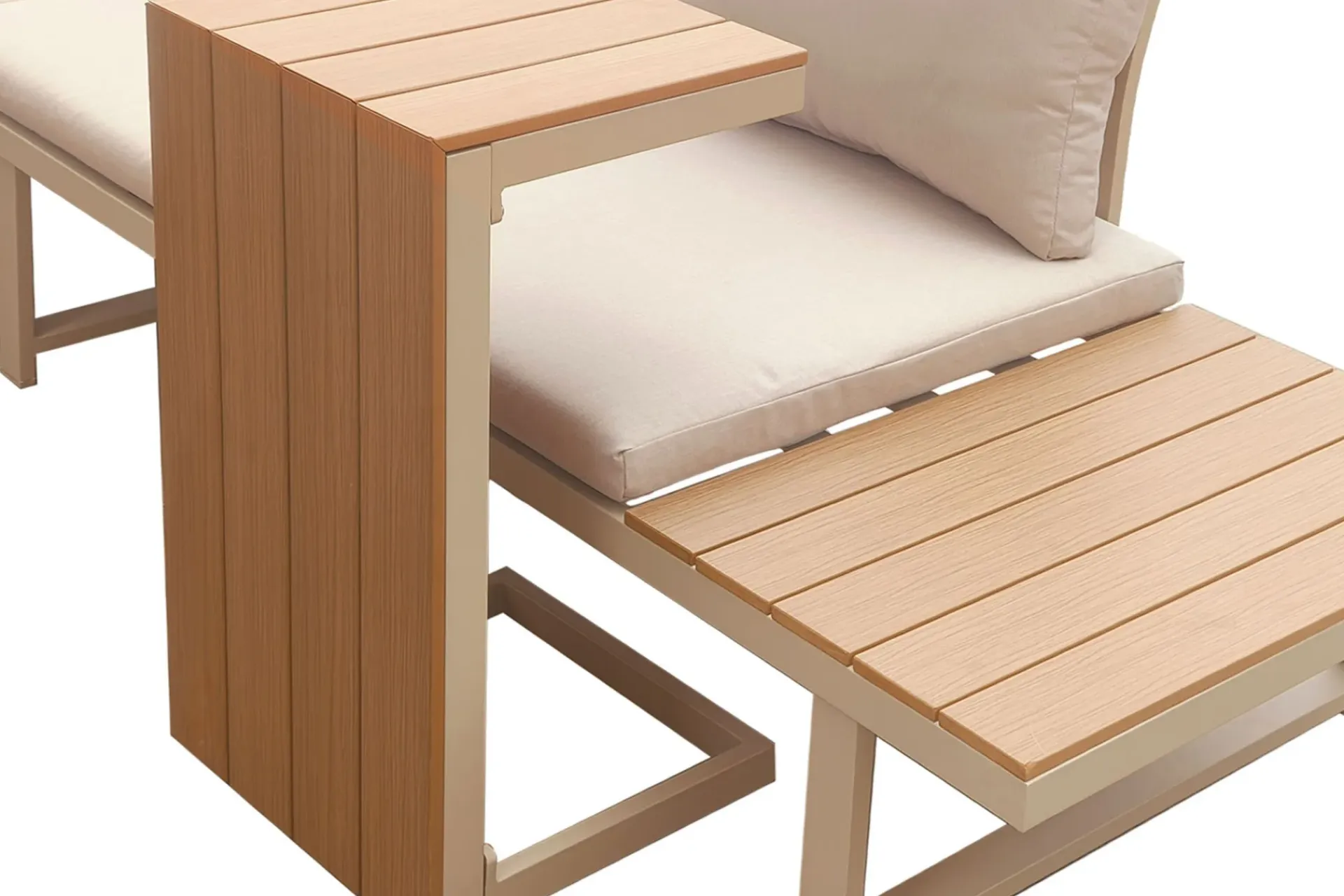Comfort Garden Lainelle 4-seters sofagruppe for altan og terrasse med puter