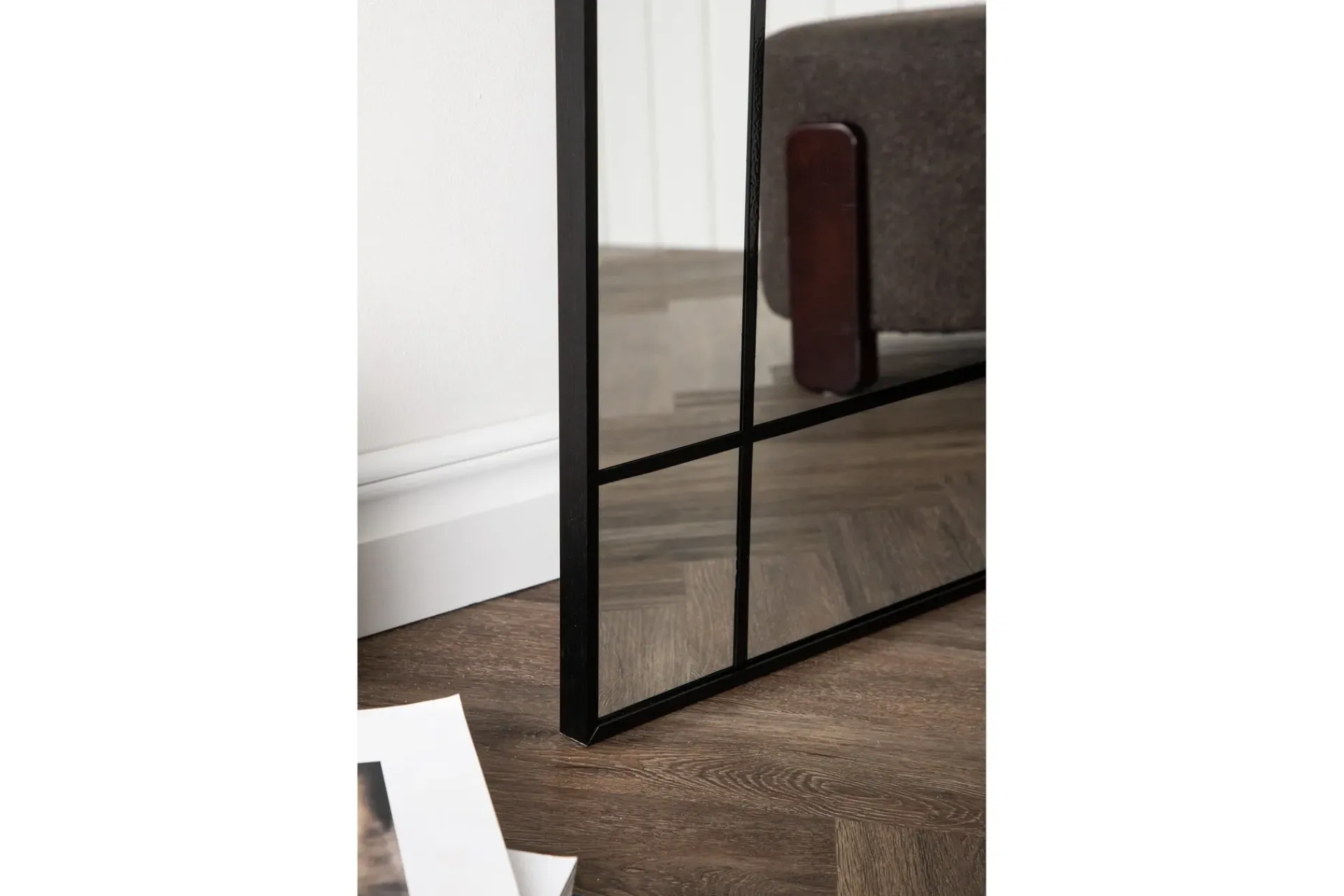 Venture Home Veggspeil|Helkroppsspeil-Lake Speil 193 x 67 cm Svart