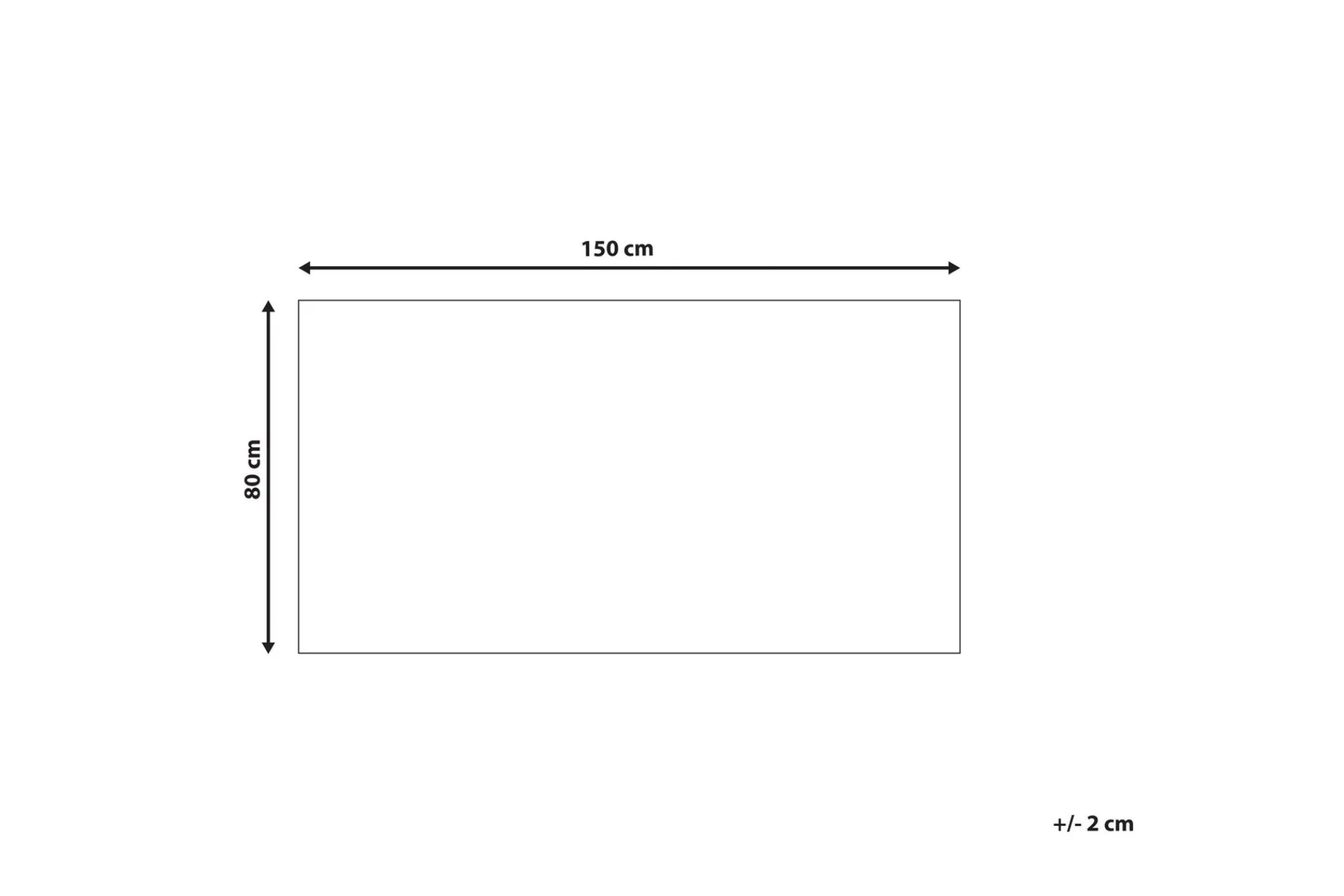 Moderne Tepper-Langsa Bomullsteppe 80x150 cm Beige