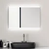 Baderomsspeil Med Belysning|Baderom-Lannabruk Baderomsspeil 70 cm LED-Lys