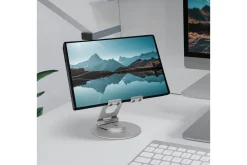 Oppbevaringsstativ-Laptopstativ Desire2 Dual Pivot 360 Sølv
