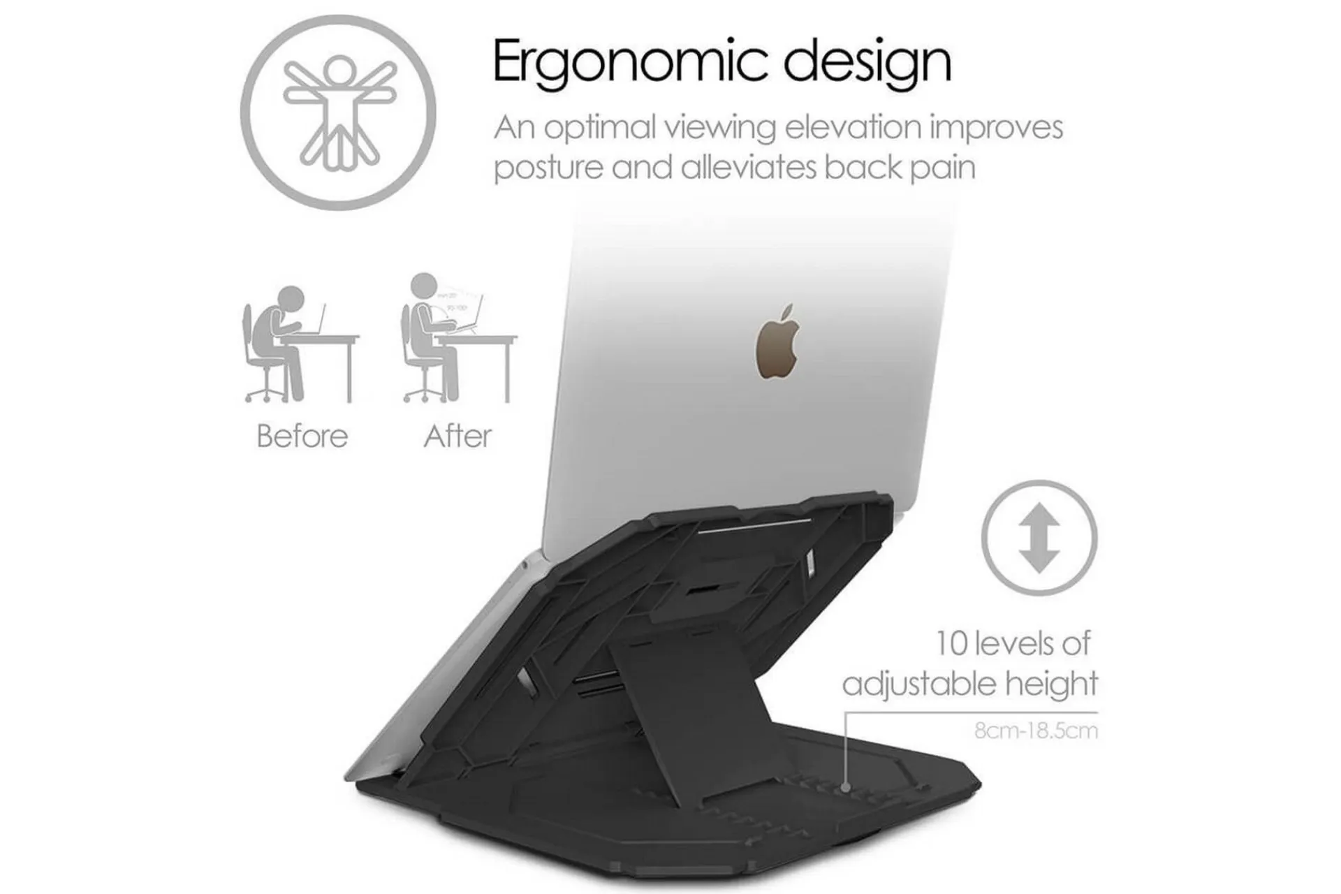 Laptopstativ Desire2 2-i-1 360 Roterbar