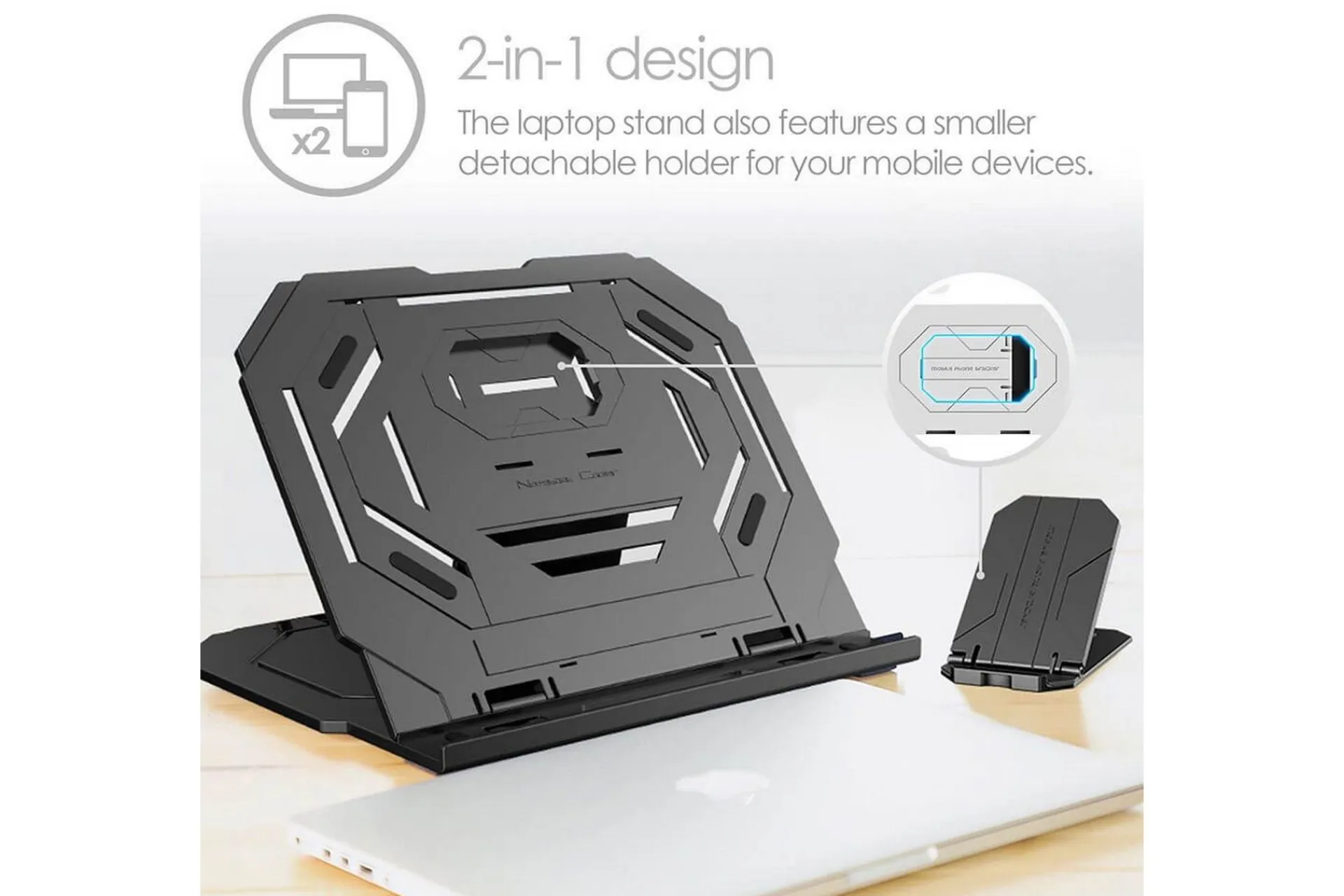 Laptopstativ Desire2 2-i-1 360 Roterbar