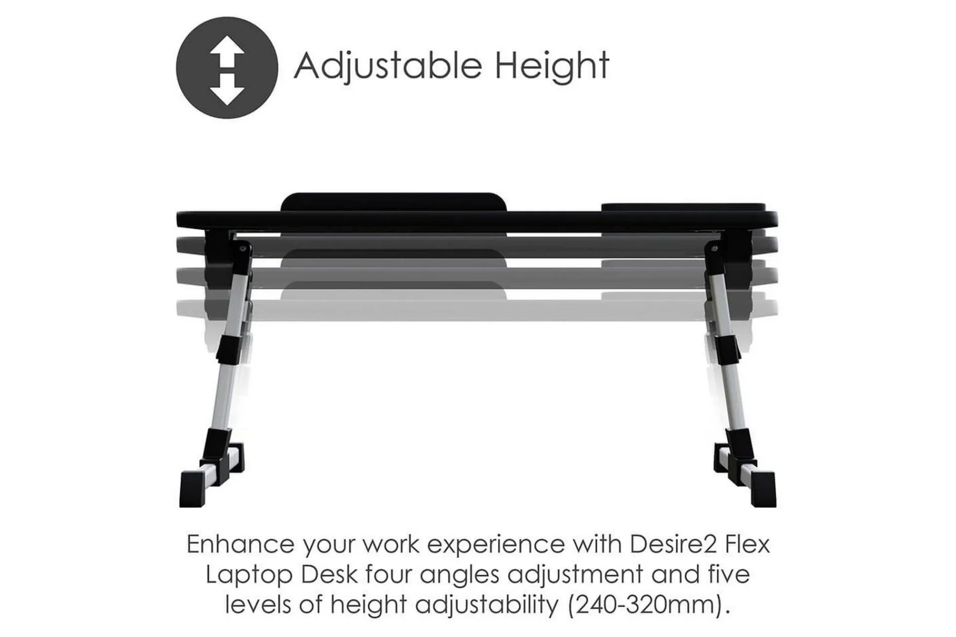 Laptopstativ Desire2 Justerbart