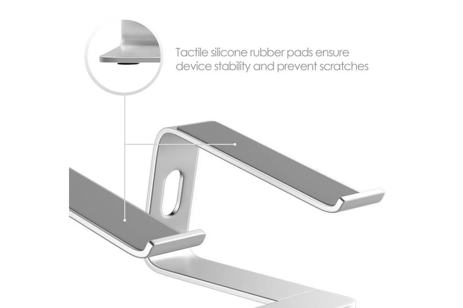 Oppbevaringsstativ-Laptopstativ Desire2 Supreme Pro Aluminium Silver Sølv