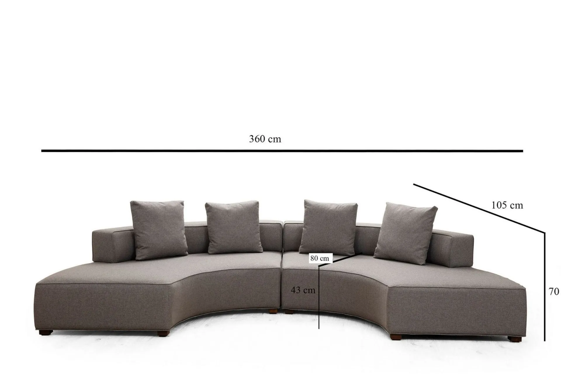 Lasalle Sofa 4-seters