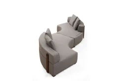 Hjørnesofa-Lasalle Sofa 4-seters Grey
