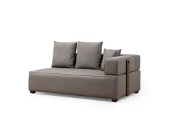 Hjørnesofa-Lasalle Svängd Sofa 6-seters Grey