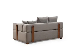 Hjørnesofa-Lasalle Svängd Sofa 6-seters Grey